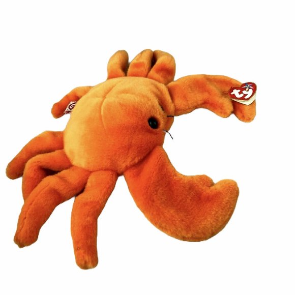 TY Beanie Baby Orange Crab with Tag "Digger."  12 - Picture 7 of 12